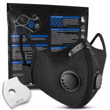 CAMP M Plus Dust Mask Reusable with 6 Activated Carbon