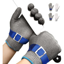 SlicePro Cut-Resistant Glove Stainless Steel Mesh Food Grade