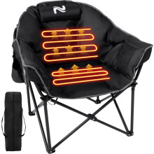 Heated Camping Chair with Headrest 500 lbs