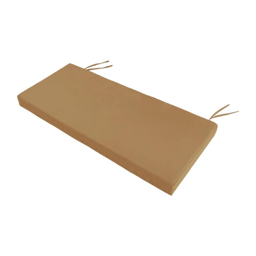 Bench Cushion Modern Rectangle Loveseat Pad Light Brown