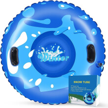 PVC Snow Tube Sled 47 Inch Cold-Resistant Heavy-Duty