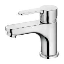 Basin Faucet Contemporary Painted Brass Single-Handle