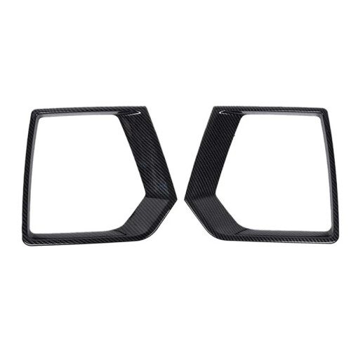 Front Fog Light Frame ABS Carbon Fiber Pattern for 2022+ American