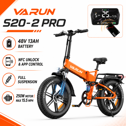 Varun 48V13AH APP Control Full Suspension E-bike