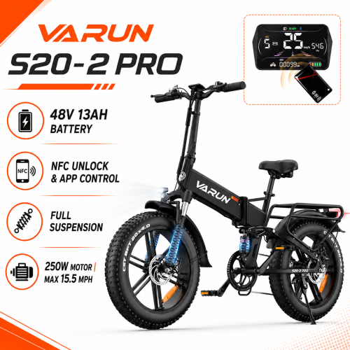 Varun 48V13AH APP Control Full Suspension E-bike