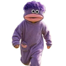 (Purple, 2 codes) Funny Big Mouth Monster Fleece Onesie Pajama, Full Body Jumpsuit Indoor Outdoor Loungewear