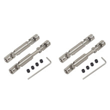 2X Kit de Eixo de Transmissão Dianteiro e Traseiro para Atualização de Carro RC para 1/12 MN98 MN99S Acessórios para Carro RC