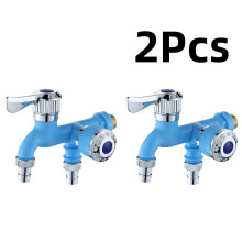 Double-Valve ABS Water Tap with Ceramic Core -