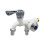 Double-Valve ABS Water Tap with Ceramic Core 1 Piece 1