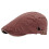 Retro Washed Cotton Flat Cap Dark Grey Unisex 1