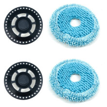 2X for Cecotec Conga 9990/9590 Vacuum Cleaner Accessories Mop Cloth and Holder Set for Efficient Cleaning