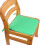 Seat Pad Square Non-Slip Solid Color 16x16 Inch 1