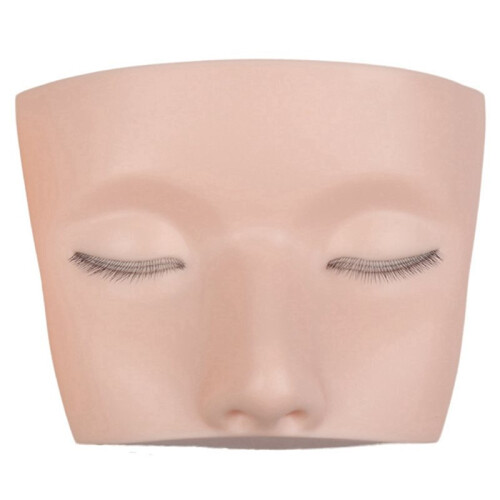 2X 3 Layers Lashes Mannequin  for Practice Lash Makeup Tool Extensions Eyelashes Grafting Training Tool 1