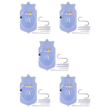 5X 2000Ml Verstopfung Flusher Damen Hygiene Einlauf Beutel Sets für Darm Reinigung Silikon Schlauch Gesundheit Anals Vaginas Reiniger Einlauf Kit