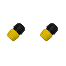 2X Universal Hose Coupling for 1/2 Inch 5/8 Inch and 3/4 Inch Watering Pipe Water Stop Valve Joint 2.645-192.0