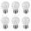 6X E27 LED Light White Bulb Plastic Bulb (0.5W Power, White) 1
