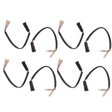 8Pcs Motorcycle Turn Signal Wiring Harness Connector Turn Signal Plug Adapter for