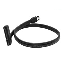 2X 7+15Pin HDD to Power ESATA Adapter Power Esata USB 2.0 5V 12V Combo to 2.5inch 3.5inch 22Pin