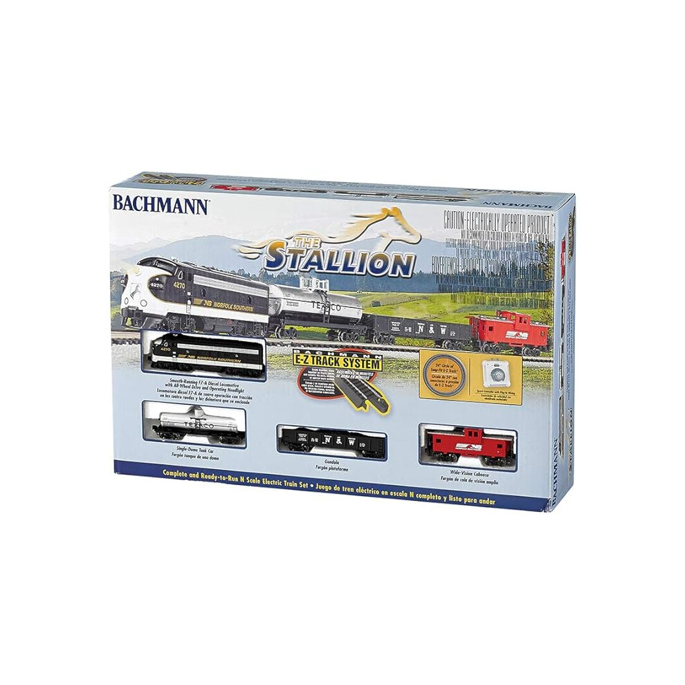 Bachmann Trains - The Stallion Ready To Run Electric Train Set - N Scale