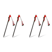 4Pack Chinese Hair Sticks Chinese Hair Pins Hair Chopsticks Retro Wooden Hairpin Flower Hair Chopsticks Hair Accessories