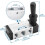 Pneumatic Manual Pull Valve 4R210-08 Cylinder Control Valve  Manual Valve, Alloy Material, High Quality 5