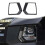 Front Fog Light Frame ABS Carbon Fiber Pattern for 2022+ American 2