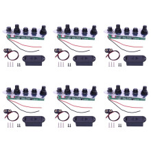 6X 5 Jazz JB Bass Loaded Wired Control Plate für 4/5-Saitige Bassgitarrenparts