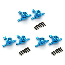 6Pcs Metal Front Upright Knuckle Arms Steering Knuckle for  TT02 TT-02 1/10 RC Car Upgrade Parts