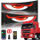 Smart LED Devil Eyes Window Display Light 2 Pack, Flexible Programmable LED Screen with App Remote Control, Custom Graphics & Text for Car Truck SUV 1