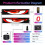Smart LED Devil Eyes Window Display Light 2 Pack, Flexible Programmable LED Screen with App Remote Control, Custom Graphics & Text for Car Truck SUV 8