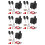 5X Wireless Remote Control Battery Disconnect , 12V 200A Dual Remote Control 1