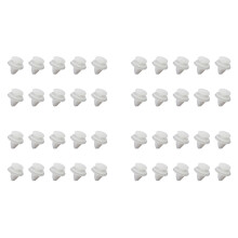40X Clips de Montaje del Panel de la Puerta del Coche Blancos para 206 207 1007 307