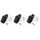 3 Set Locking Push Button  for Marine Boat Radio Box, Tool Box, Electronic Box, Motorcycle Glove Box Lock. 1