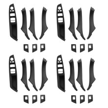 28Pcs Car Inner Door Handle Window Lift Armrest Panel for 5 Series F10 F11 F18 2010-2017 RHD 51417225875 RHD