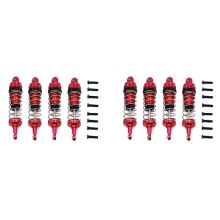 8 Stücke Einstellbarer All Metall Stoßdämpfer Dämpfer Für 144001 124019 124018 RC Auto Upgrade Teile Zubehör,1