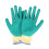 Men's Polyester Latex Crinkle Rubber Work Gloves 10 Pairs 1