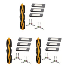 3X Replacement Parts for Deebot OZMO 920/950/T5/T8/T8 AIVI/ N8 Pro+ Robotic Vacuum Cleaner Hepa Filter Brushs