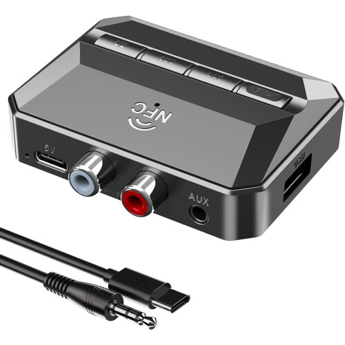 Bluetooth Receiver for Home Stereo RCA Adapter 5.3 inch 1