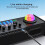 Bluetooth karaoke speaker with 2 wireless mics and RGB 5