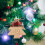 Linen Christmas Ornaments Star Sock Tree Shape 6pcs 2