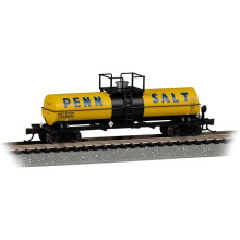 Bachmann Trains - Chemical Tank CAR - Penn Salt #237 with Small Dome - N Scale
