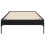 VidaXL vidaXL Bed Frame Black Oak 80 x 200 cm Engineered Wood 3