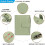 Women's RFID Blocking Bifold Leather Wallet with Zipper 5