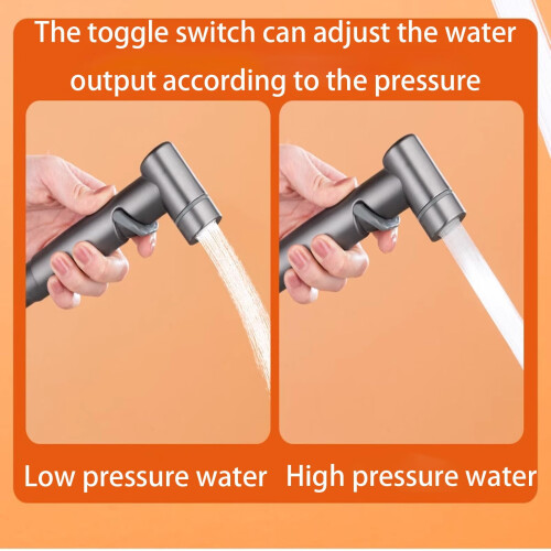 Handheld Bidet Sprayer with Dual Control Valve and 2