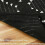 Boho Moroccan cotton rug black and white 4x6 feet 3