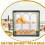 FRCOLOR double-layer bread box with clear window, 1 piece 7