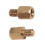 20 pcs PC PCB Mainboard Spacer Hexagonal Brass M3 * 5 + 4 mm 6