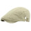 Retro Washed Cotton Flat Cap Dark Grey Unisex 5
