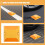 ROSENICE Reflective Road Markers Plastic Square 2 pcs 7