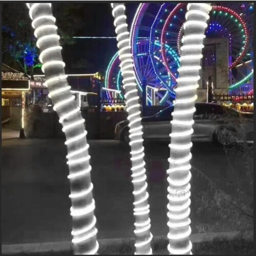 LED Rope Neon Light White 720 LED 110V Waterproof Flexible 1